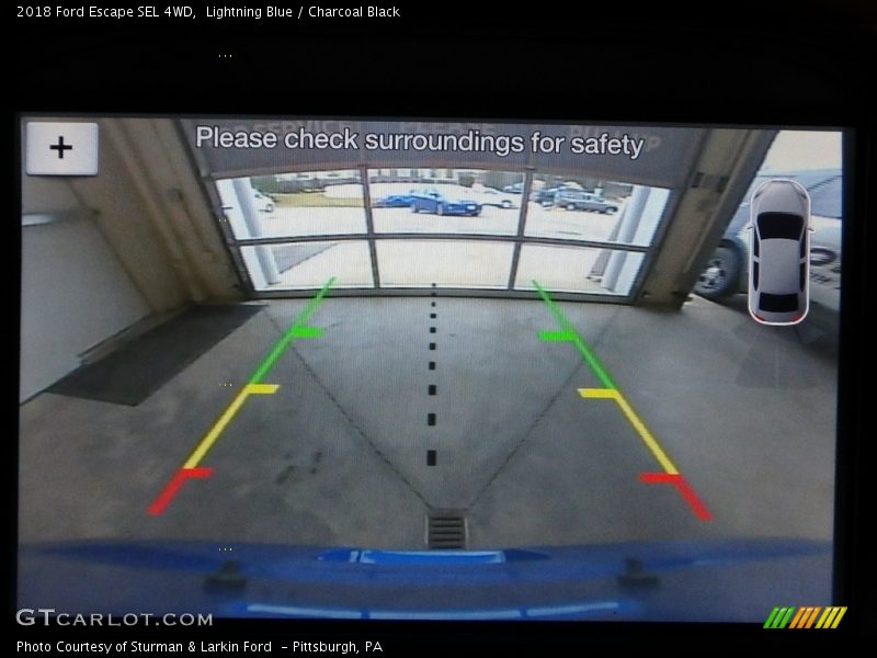 Lightning Blue / Charcoal Black 2018 Ford Escape SEL 4WD