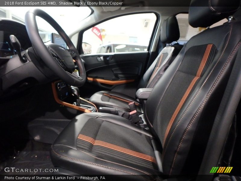 Shadow Black / Ebony Black/Copper 2018 Ford EcoSport SES 4WD