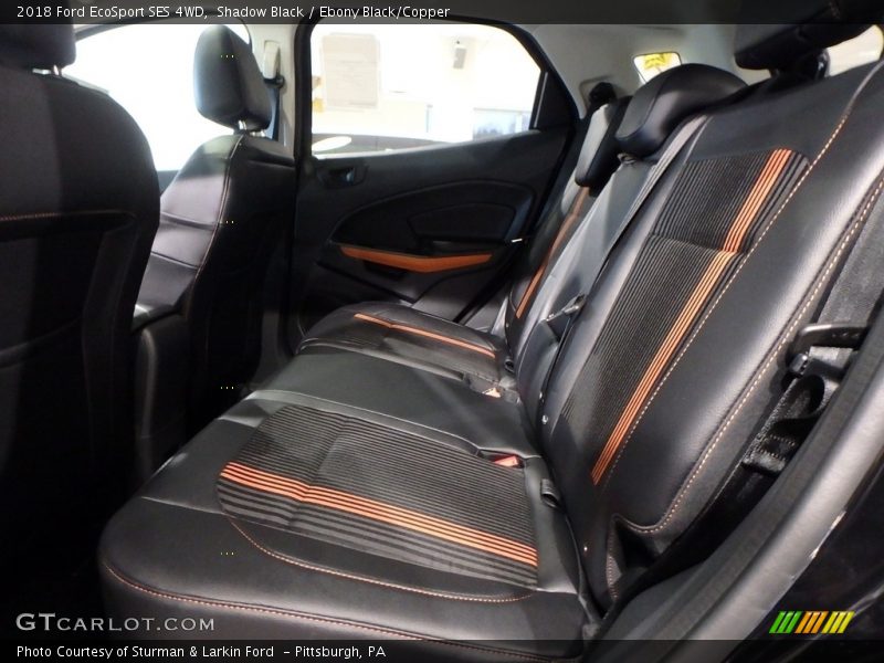 Shadow Black / Ebony Black/Copper 2018 Ford EcoSport SES 4WD