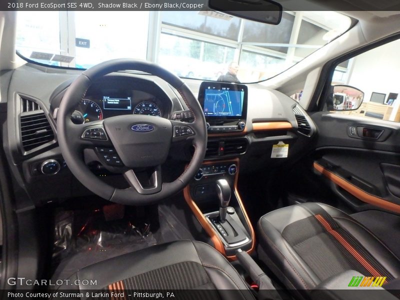 Shadow Black / Ebony Black/Copper 2018 Ford EcoSport SES 4WD