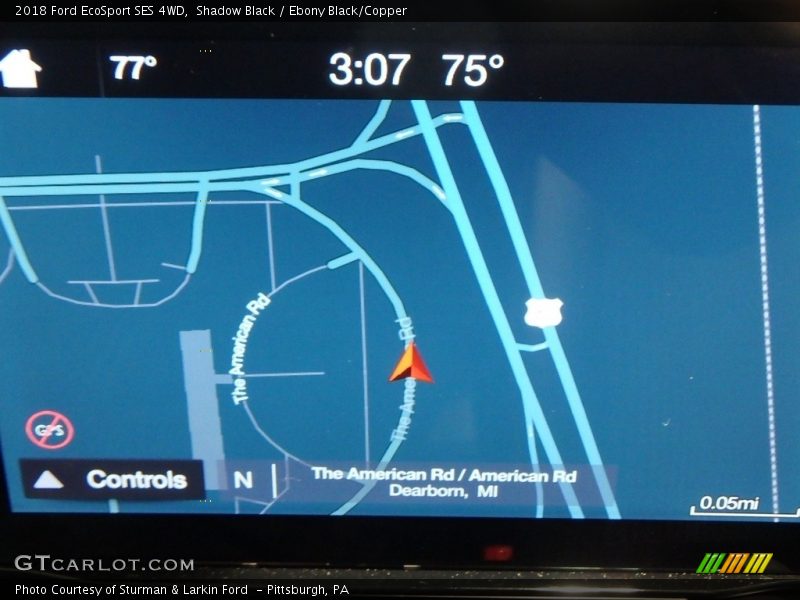 Shadow Black / Ebony Black/Copper 2018 Ford EcoSport SES 4WD