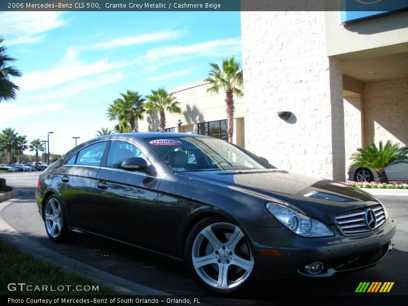 Granite Grey Metallic / Cashmere Beige 2006 Mercedes-Benz CLS 500