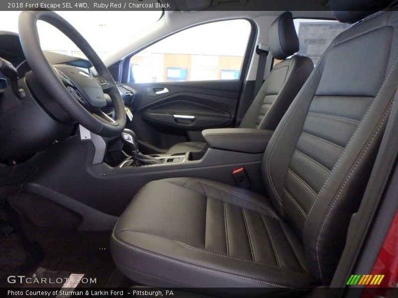 Ruby Red / Charcoal Black 2018 Ford Escape SEL 4WD
