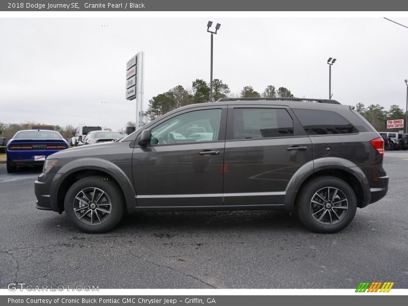 Granite Pearl / Black 2018 Dodge Journey SE