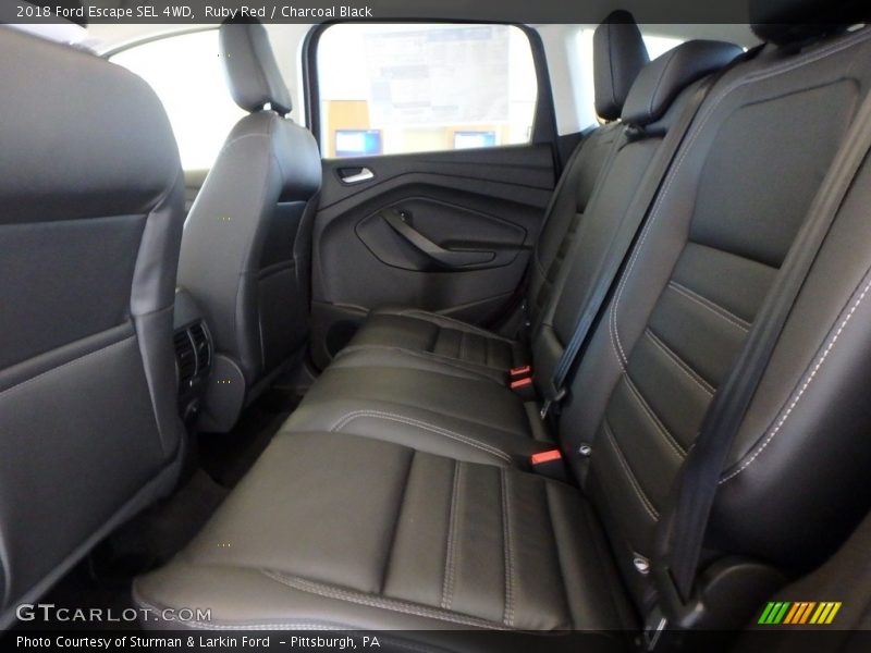 Ruby Red / Charcoal Black 2018 Ford Escape SEL 4WD