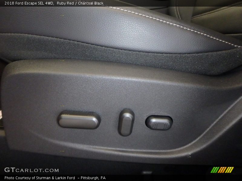 Ruby Red / Charcoal Black 2018 Ford Escape SEL 4WD