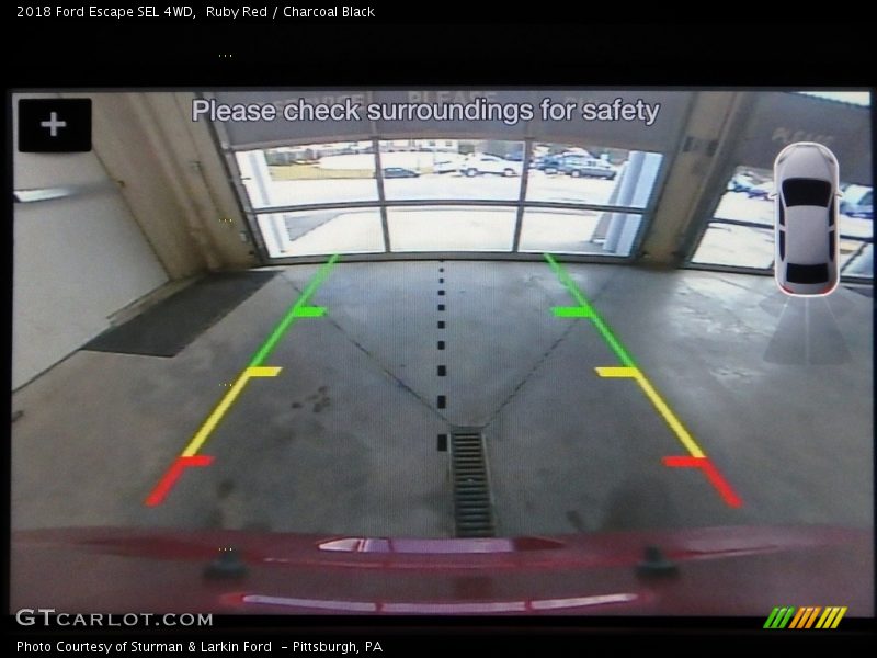 Ruby Red / Charcoal Black 2018 Ford Escape SEL 4WD