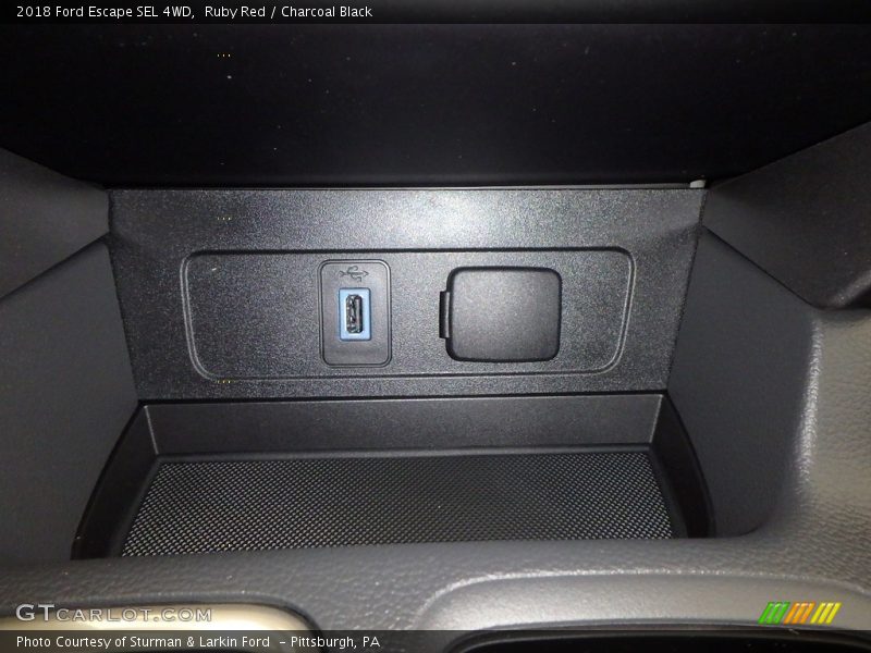 Ruby Red / Charcoal Black 2018 Ford Escape SEL 4WD