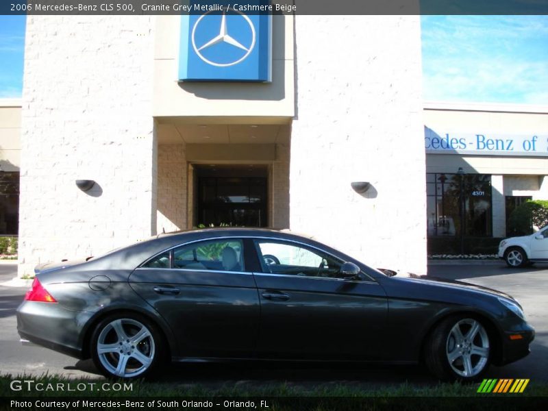 Granite Grey Metallic / Cashmere Beige 2006 Mercedes-Benz CLS 500