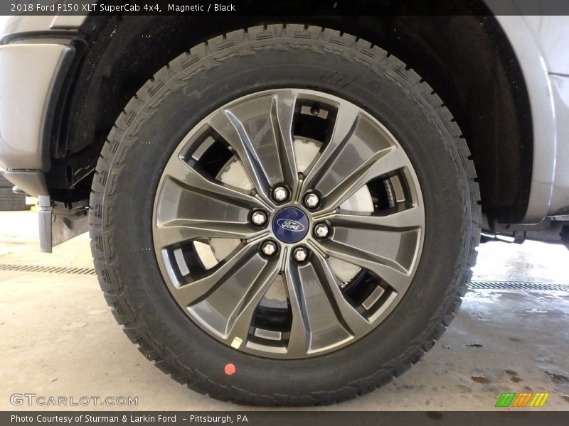 Magnetic / Black 2018 Ford F150 XLT SuperCab 4x4