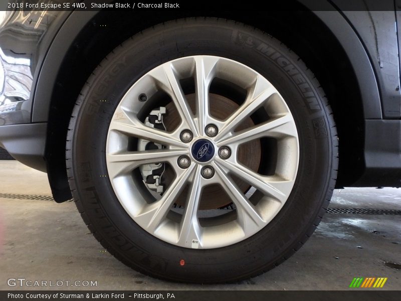 Shadow Black / Charcoal Black 2018 Ford Escape SE 4WD