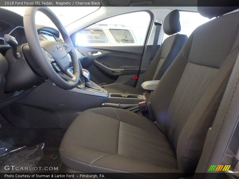 Magnetic / Charcoal Black 2018 Ford Focus SEL Sedan