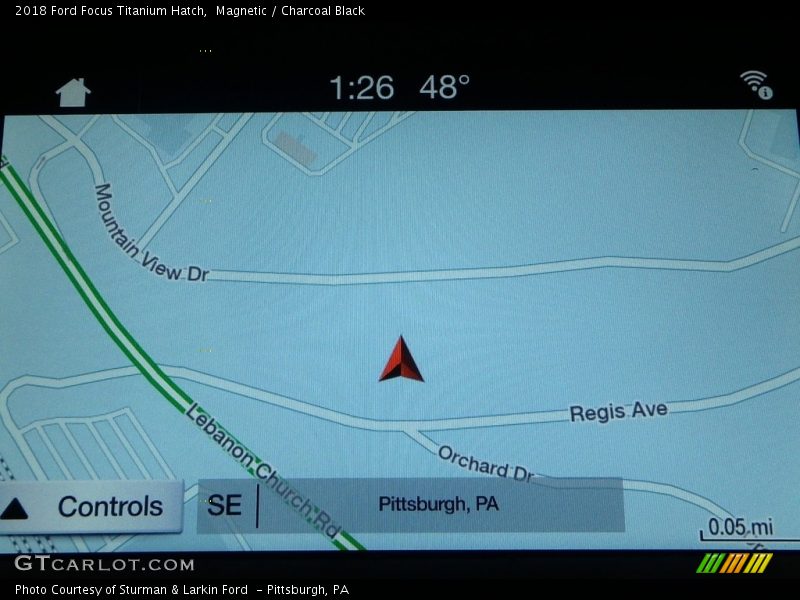 Magnetic / Charcoal Black 2018 Ford Focus Titanium Hatch