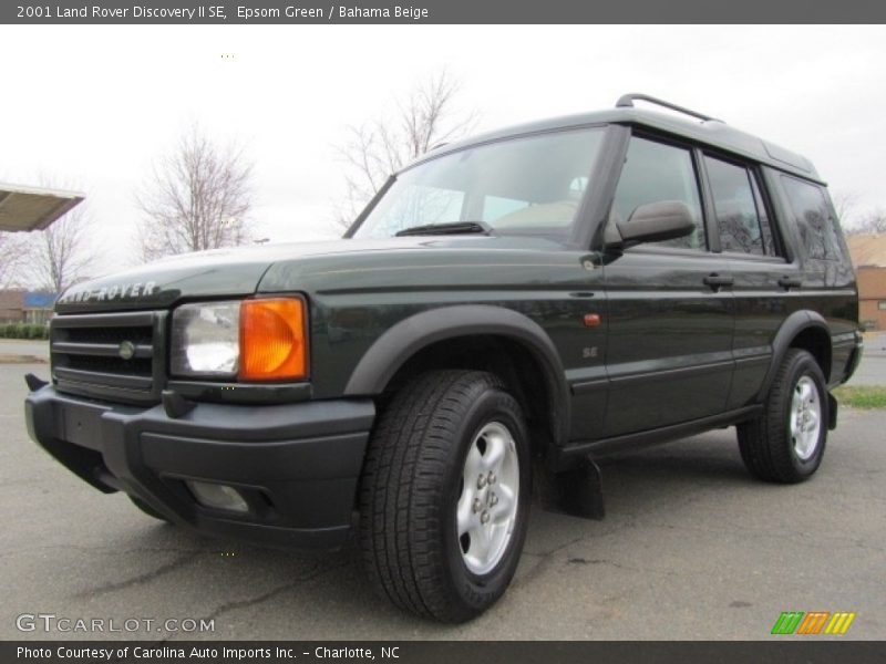 Epsom Green / Bahama Beige 2001 Land Rover Discovery II SE