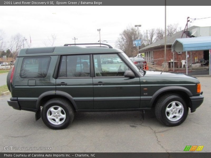 Epsom Green / Bahama Beige 2001 Land Rover Discovery II SE