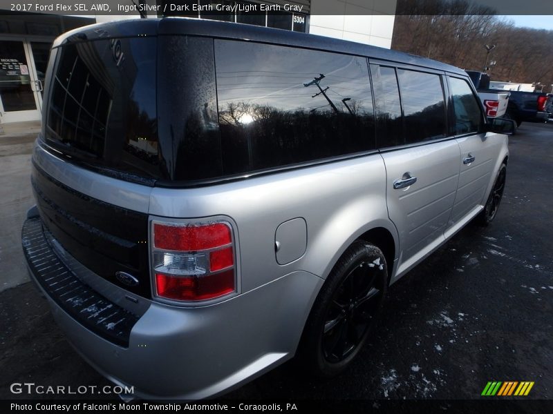 Ingot Silver / Dark Earth Gray/Light Earth Gray 2017 Ford Flex SEL AWD