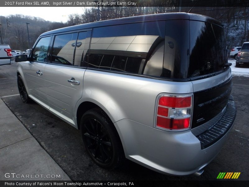 Ingot Silver / Dark Earth Gray/Light Earth Gray 2017 Ford Flex SEL AWD