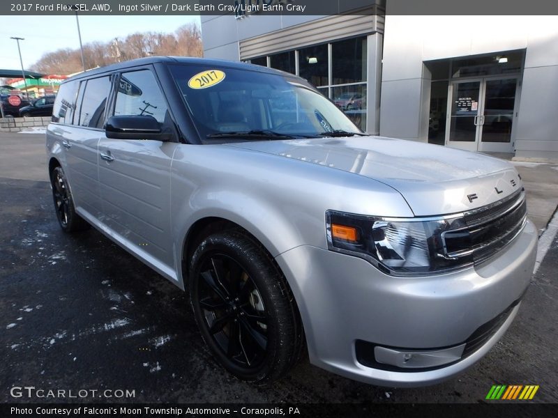 Ingot Silver / Dark Earth Gray/Light Earth Gray 2017 Ford Flex SEL AWD