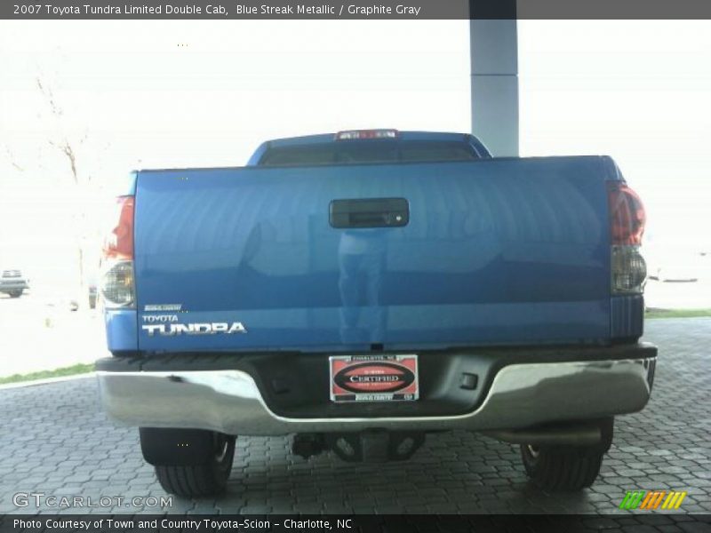 Blue Streak Metallic / Graphite Gray 2007 Toyota Tundra Limited Double Cab