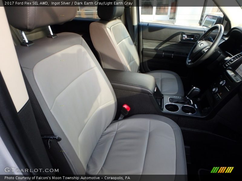 Ingot Silver / Dark Earth Gray/Light Earth Gray 2017 Ford Flex SEL AWD