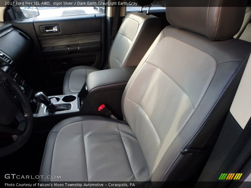 Ingot Silver / Dark Earth Gray/Light Earth Gray 2017 Ford Flex SEL AWD