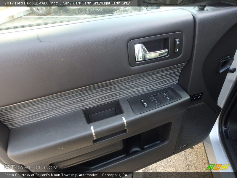 Ingot Silver / Dark Earth Gray/Light Earth Gray 2017 Ford Flex SEL AWD