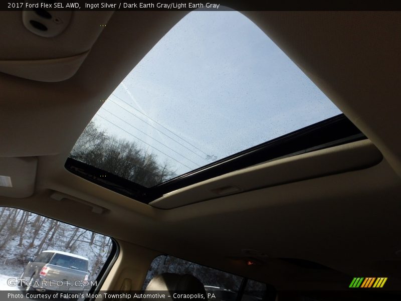 Ingot Silver / Dark Earth Gray/Light Earth Gray 2017 Ford Flex SEL AWD