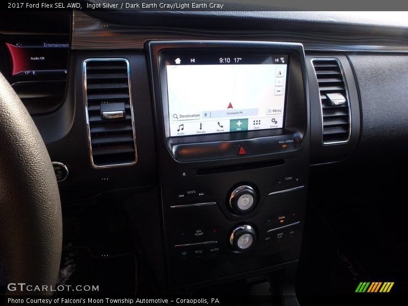 Ingot Silver / Dark Earth Gray/Light Earth Gray 2017 Ford Flex SEL AWD