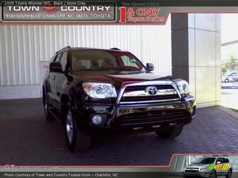 Black / Stone Gray 2008 Toyota 4Runner SR5