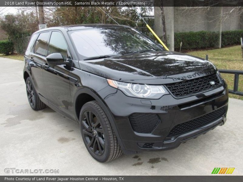 Santorini Black Metallic / Ebony/Pimento 2018 Land Rover Discovery Sport HSE