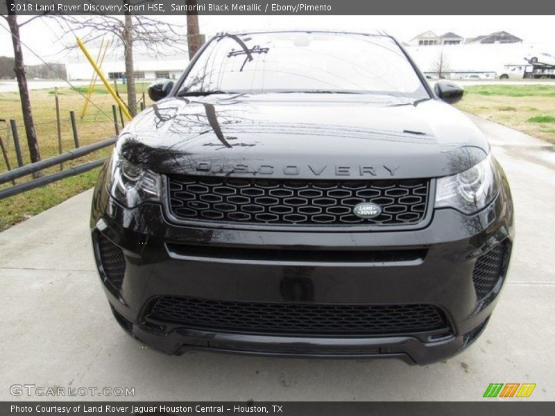Santorini Black Metallic / Ebony/Pimento 2018 Land Rover Discovery Sport HSE