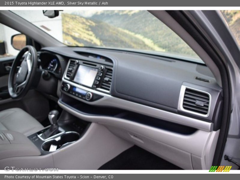 Silver Sky Metallic / Ash 2015 Toyota Highlander XLE AWD