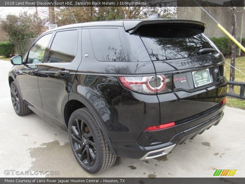 Santorini Black Metallic / Ebony/Pimento 2018 Land Rover Discovery Sport HSE