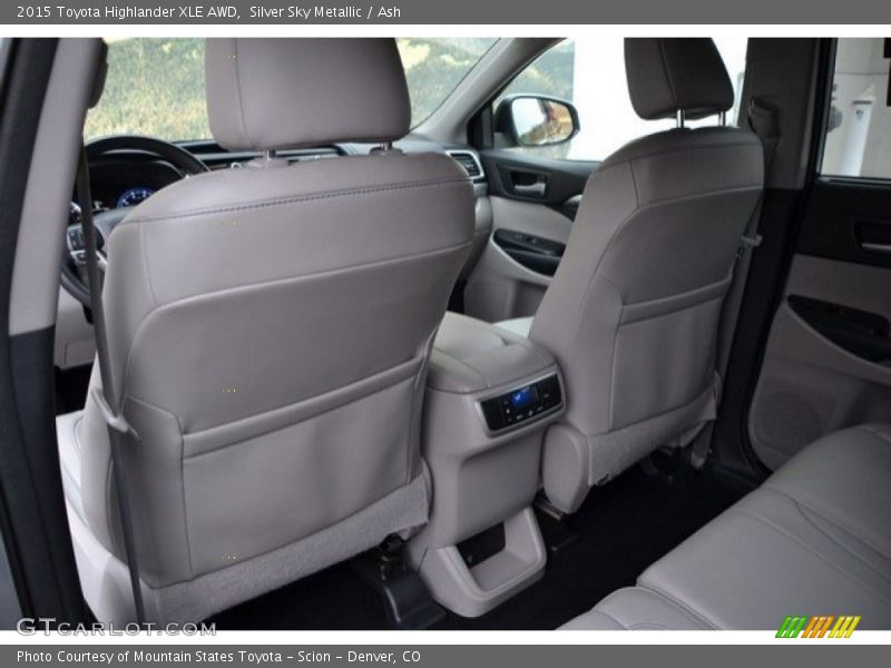 Silver Sky Metallic / Ash 2015 Toyota Highlander XLE AWD