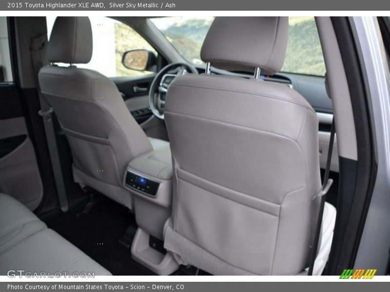 Silver Sky Metallic / Ash 2015 Toyota Highlander XLE AWD