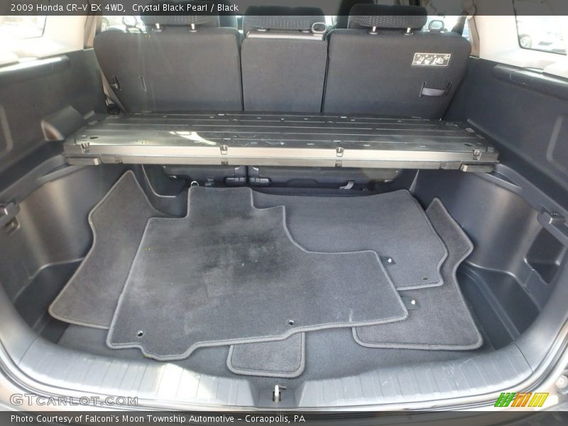 Crystal Black Pearl / Black 2009 Honda CR-V EX 4WD