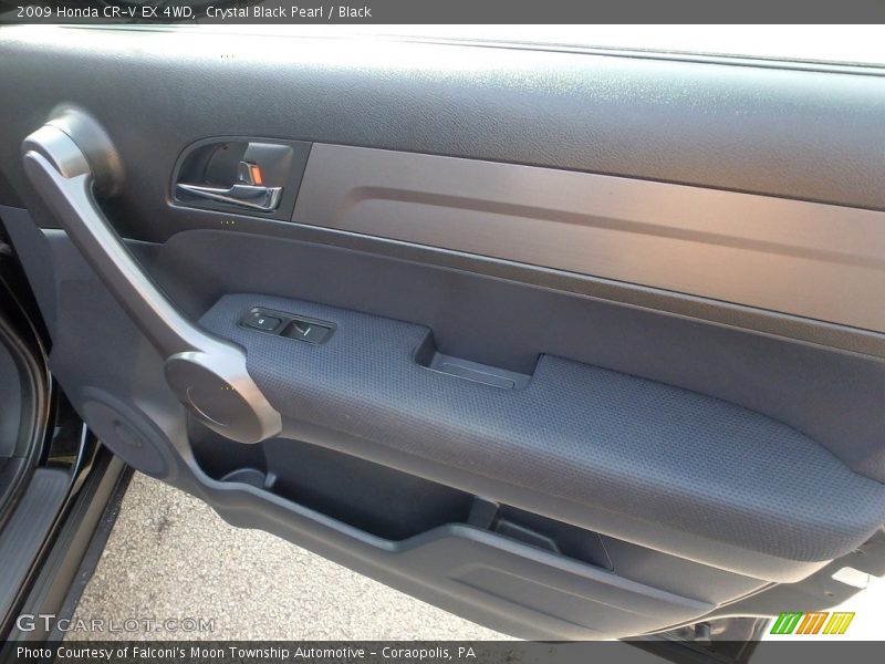 Crystal Black Pearl / Black 2009 Honda CR-V EX 4WD