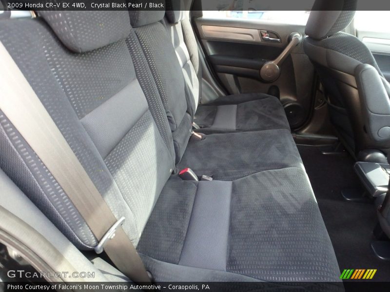 Crystal Black Pearl / Black 2009 Honda CR-V EX 4WD