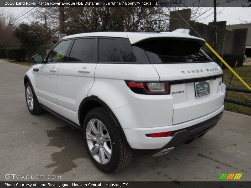 Fuji White / Ebony/Vintage Tan 2018 Land Rover Range Rover Evoque HSE Dynamic