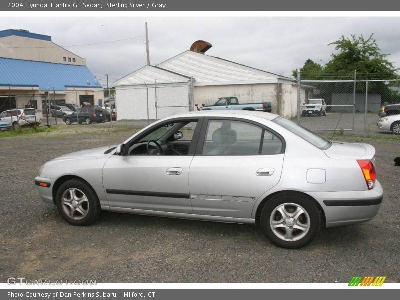 Sterling Silver / Gray 2004 Hyundai Elantra GT Sedan