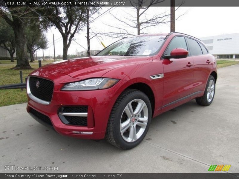 Firenze Red Metallic / Ebony 2018 Jaguar F-PACE 25t AWD R-Sport