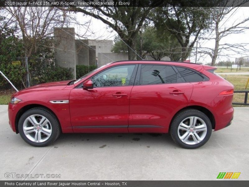 Firenze Red Metallic / Ebony 2018 Jaguar F-PACE 25t AWD R-Sport