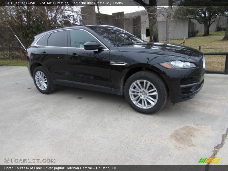 Santorini Black Metallic / Ebony 2018 Jaguar F-PACE 25t AWD Prestige