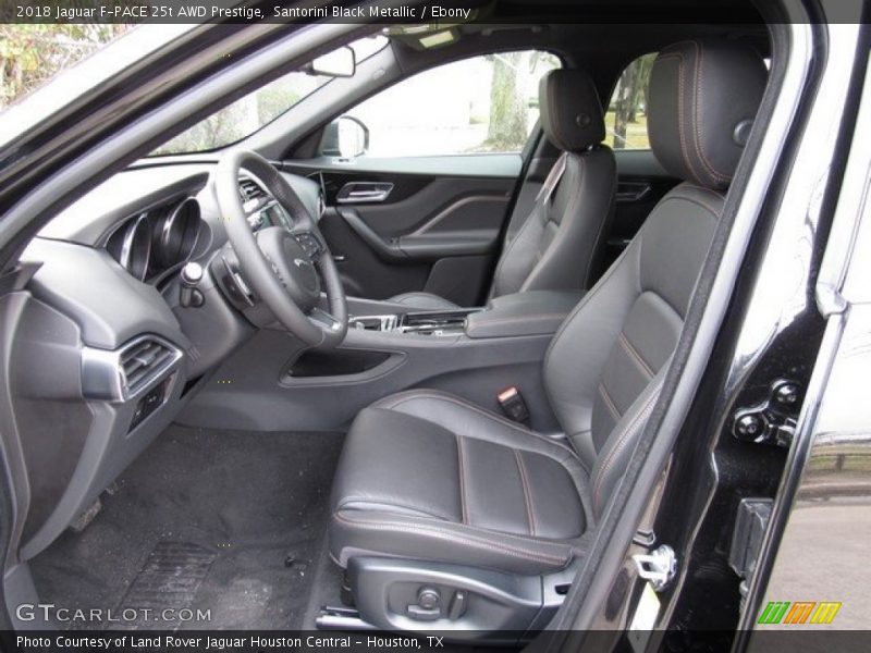 Santorini Black Metallic / Ebony 2018 Jaguar F-PACE 25t AWD Prestige