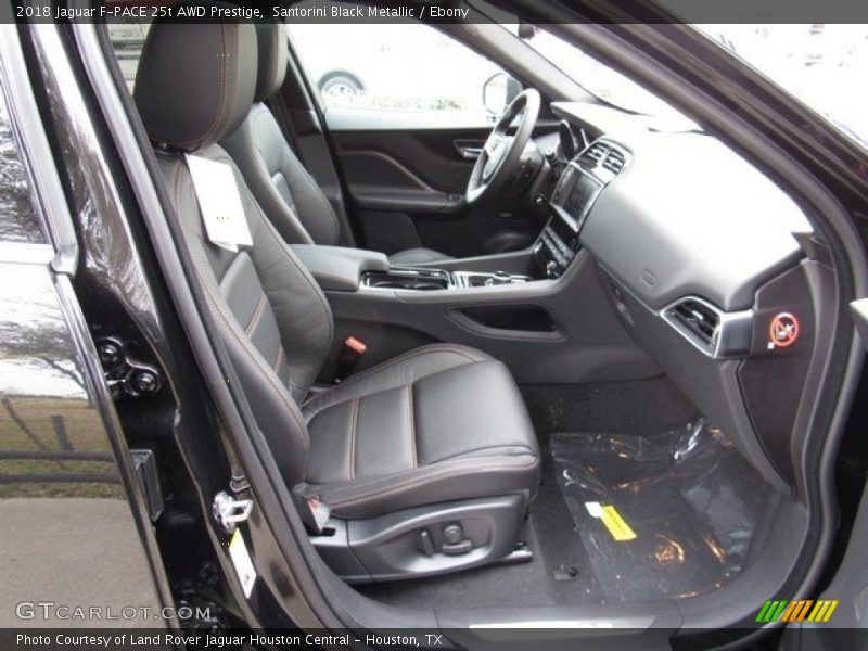 Santorini Black Metallic / Ebony 2018 Jaguar F-PACE 25t AWD Prestige