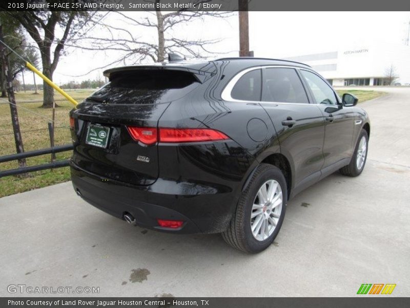 Santorini Black Metallic / Ebony 2018 Jaguar F-PACE 25t AWD Prestige
