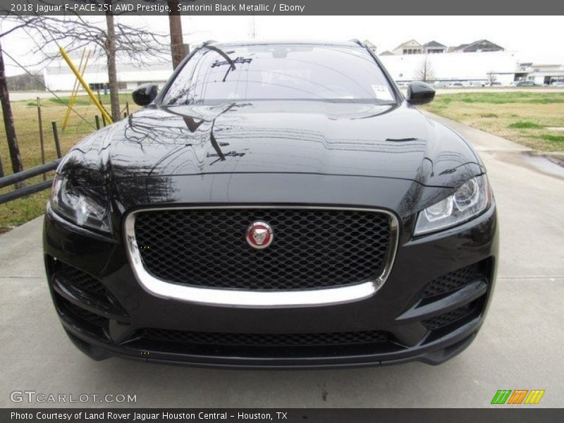 Santorini Black Metallic / Ebony 2018 Jaguar F-PACE 25t AWD Prestige