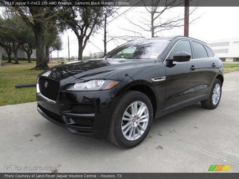 Santorini Black Metallic / Ebony 2018 Jaguar F-PACE 25t AWD Prestige