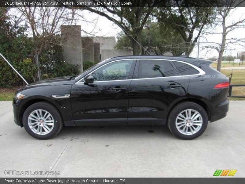 Santorini Black Metallic / Ebony 2018 Jaguar F-PACE 25t AWD Prestige