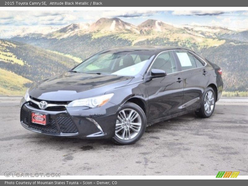 Attitude Black Metallic / Black 2015 Toyota Camry SE